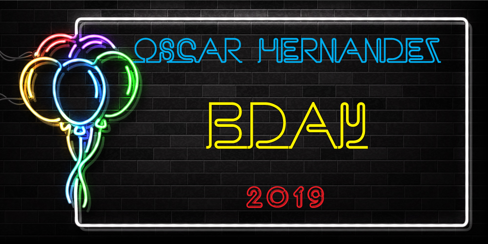 Cumpleaños DJ Oscar Hernández 2019